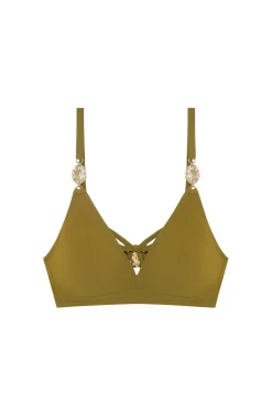 Pain de Sucre Poitrine Menue|Triangles*agata Bronze