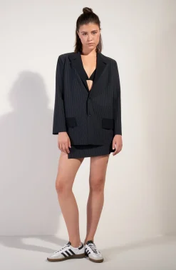 Pain de Sucre Gilets*blake Noir Rayé