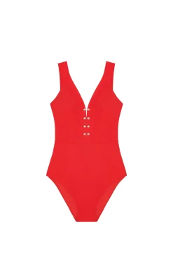 Pain de Sucre Poitrine Généreuse|Maillots 1 Pièce*bonnie Rouge