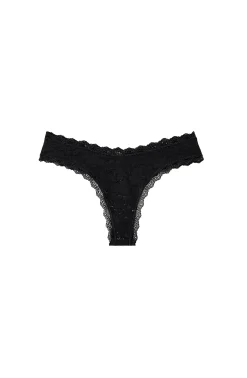 Pain de Sucre Strings Et Tangas*elika Noir