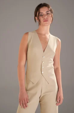 Pain de Sucre Gilets|Tops*gabie Noir Rayé