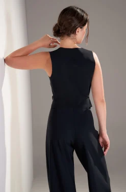 Pain de Sucre Gilets|Tops*gabie Noir