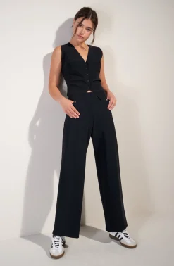 Pain de Sucre Gilets|Tops*gabie Noir