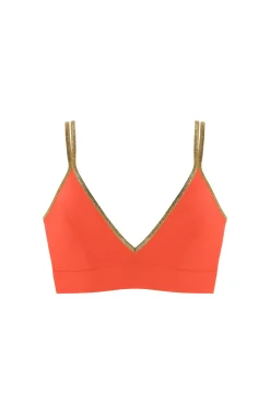 Pain de Sucre Maillots 2 Pièces|Poitrine Menue*singa Orange