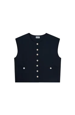 Pain de Sucre Gilets|Tops*tanhi Noir